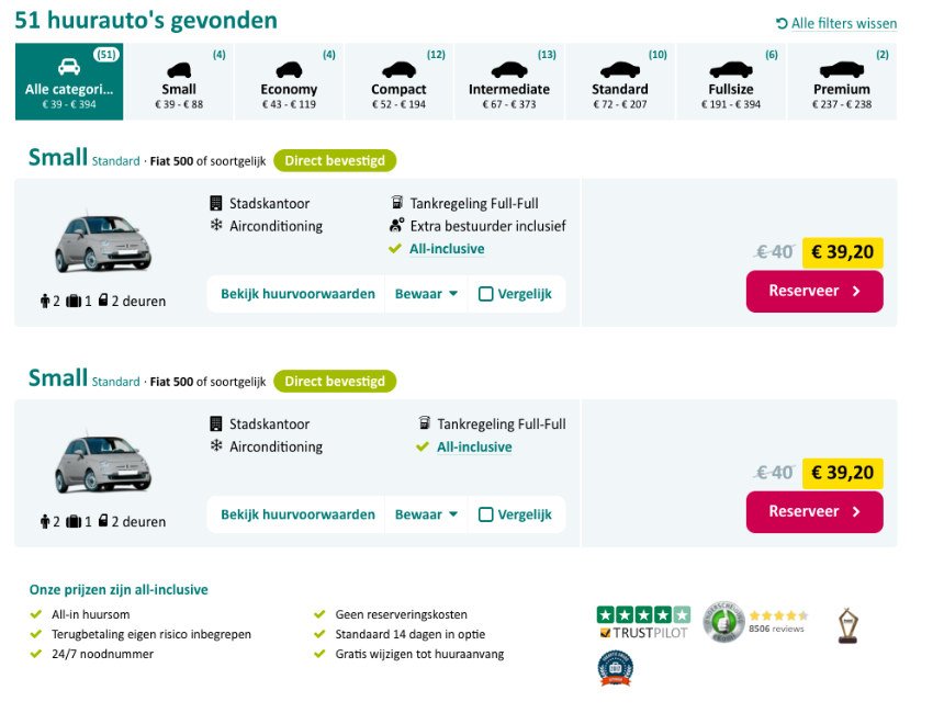 sunnycars autoverhuur birmingham