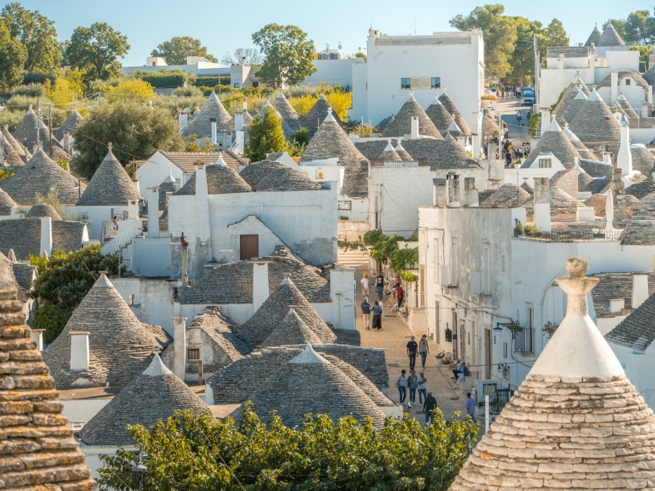 Alberobello roadtrip Puglia wagen huren