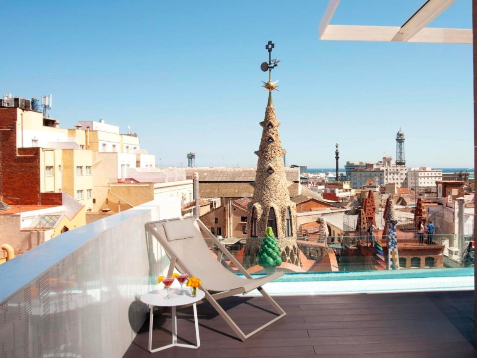 Gaudi Hotel roof top