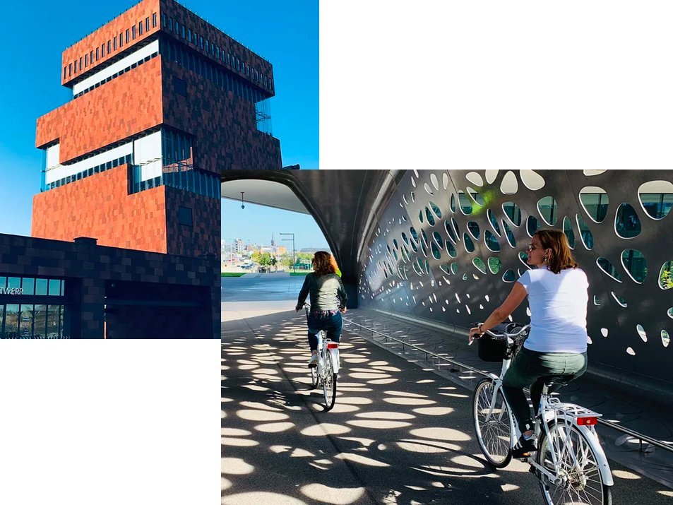 fietstocht met diner in Antwerpen