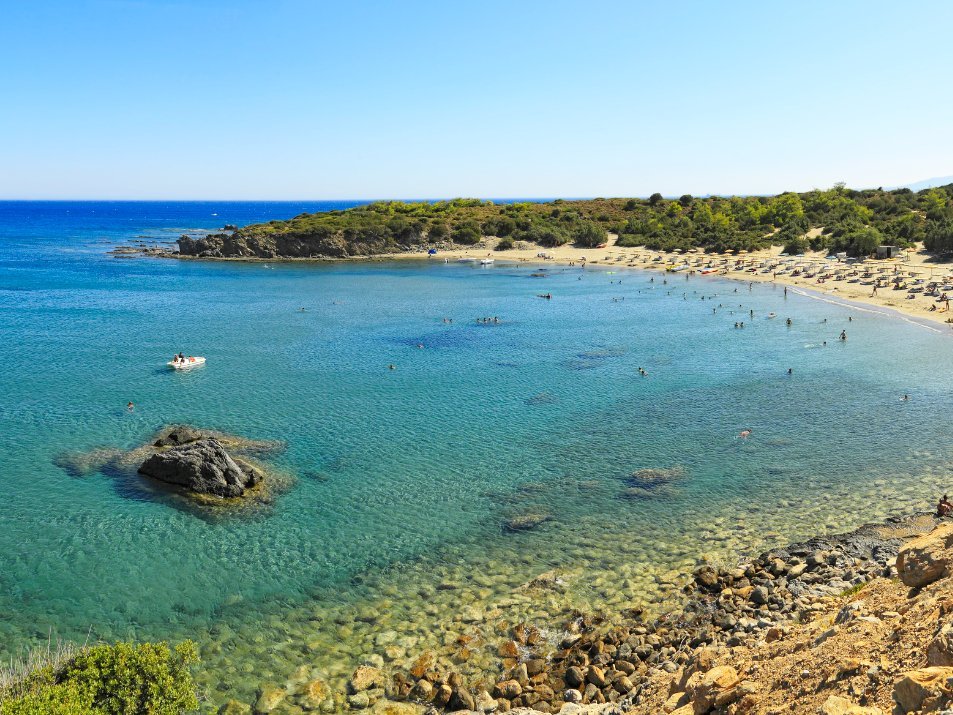 beste stranden Rhodos Glystra